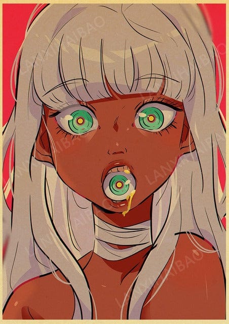 30x21 cm(A4) / 1 Affiche Japonaise Rétro Kawaii Edition 5