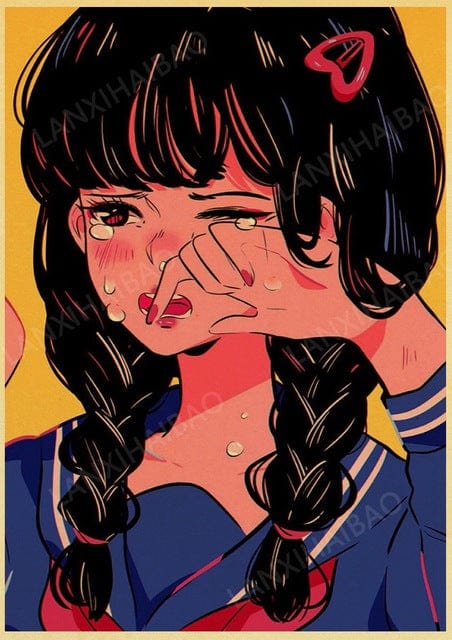 30x21 cm(A4) / 2 Affiche Japonaise Rétro Kawaii Edition 5