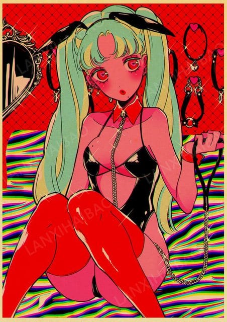 30x21 cm(A4) / 7 Affiche Japonaise Rétro Kawaii Edition 5