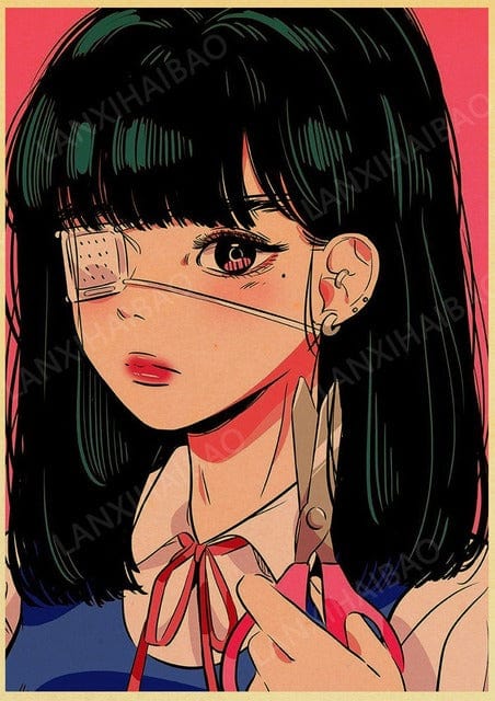 30x21 cm(A4) / 8 Affiche Japonaise Rétro Kawaii Edition 5