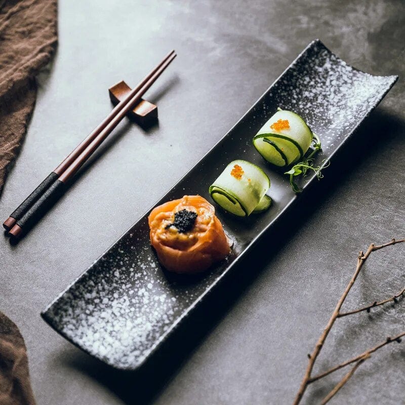 Assiette Japonaise Rectangulaire