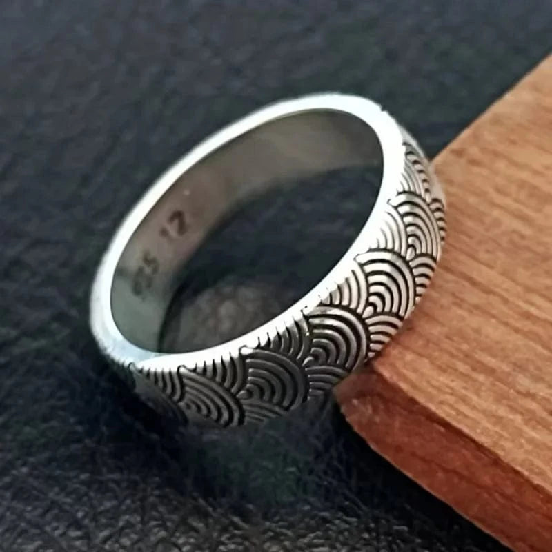 Bague motif japonais