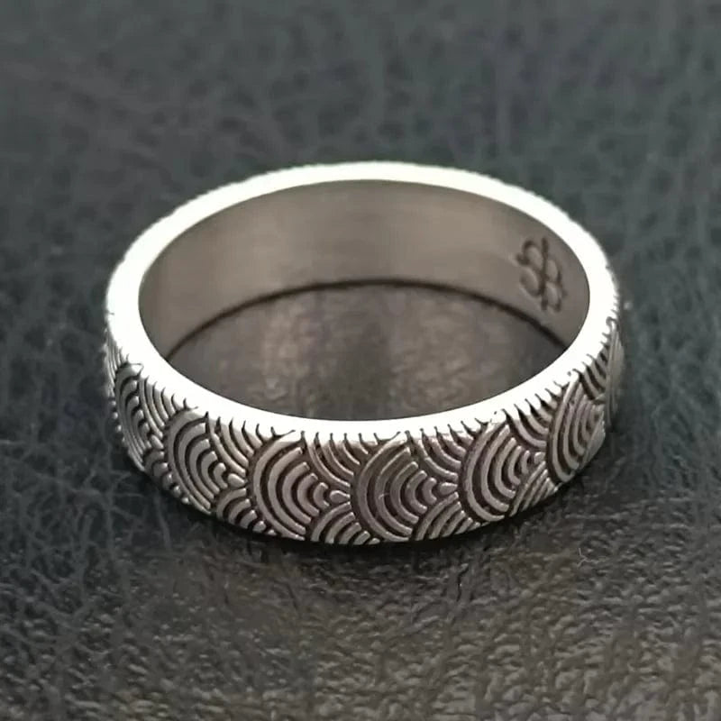 Bague motif japonais