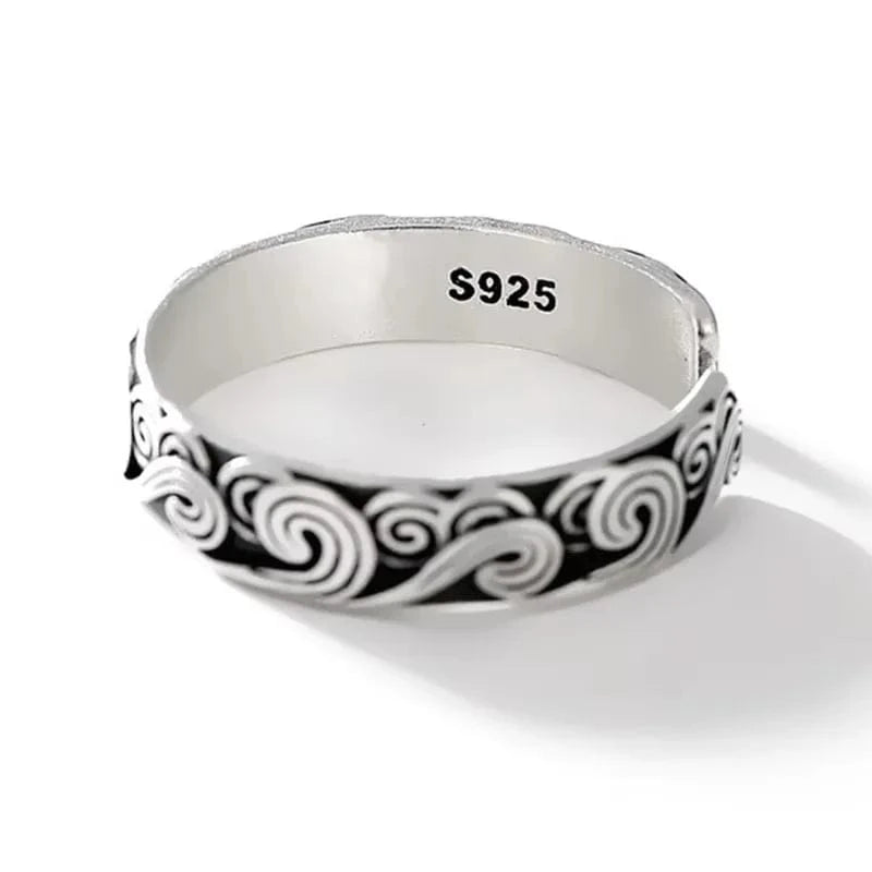 Bague vague japonaise