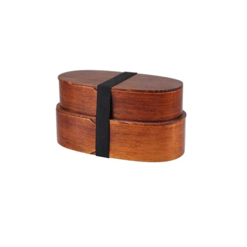 Bois foncé Bento Box Bois