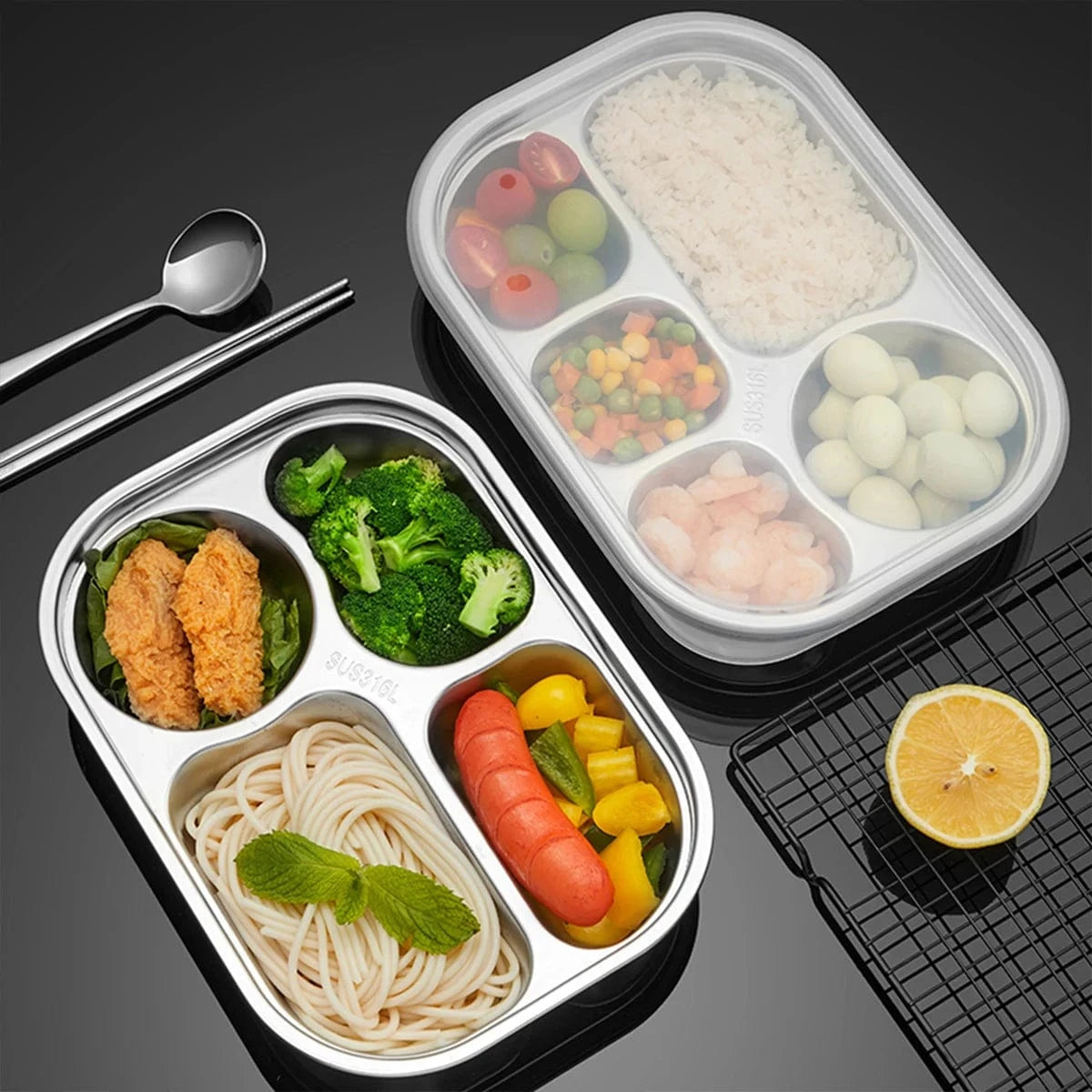 Bento en métal