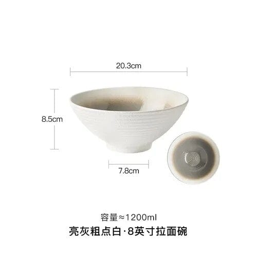 Blanc Bol Japonais Traditionnel