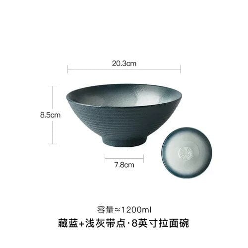 Bleu Bol Japonais Traditionnel
