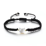 Blanc Bracelet chat japonais