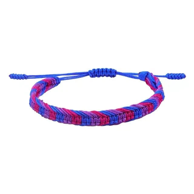 7 Bracelet kumihimo 4 fils
