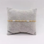 Bracelet miyuki 1 rang blanc