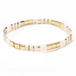 Bracelet miyuki tila blanc