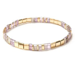 Bracelet miyuki tila violet