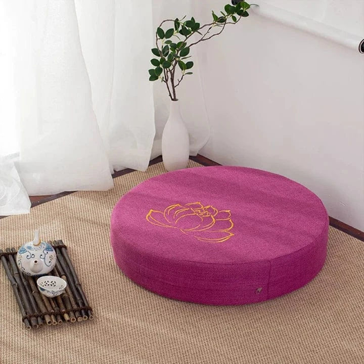 Fushia / Oui Coussin Japonais en tissu