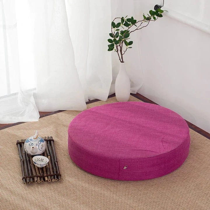 Fushia / Non Coussin Japonais en tissu
