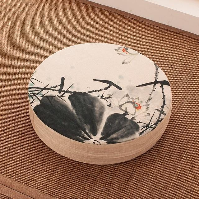 2 Coussins Japonais Fleurs