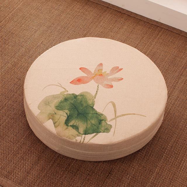 3 Coussins Japonais Fleurs