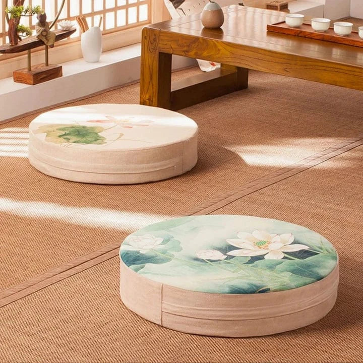 Coussins Japonais Fleurs