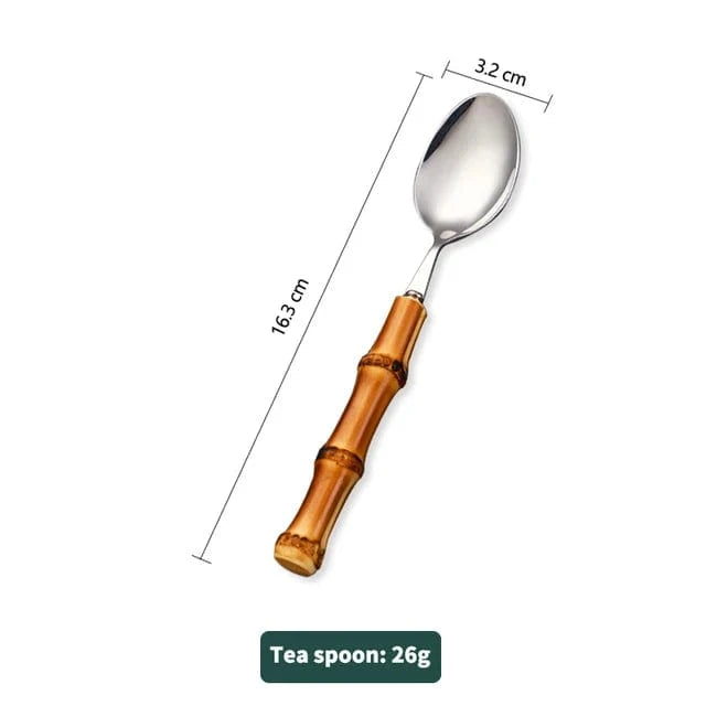 Petite cuillère Couvert Manche Bambou