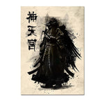 Estampe japonaise guerrier
