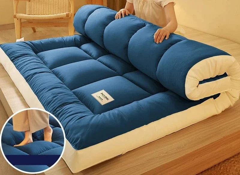 90 x 200 cm / Bleu Futon 2 places