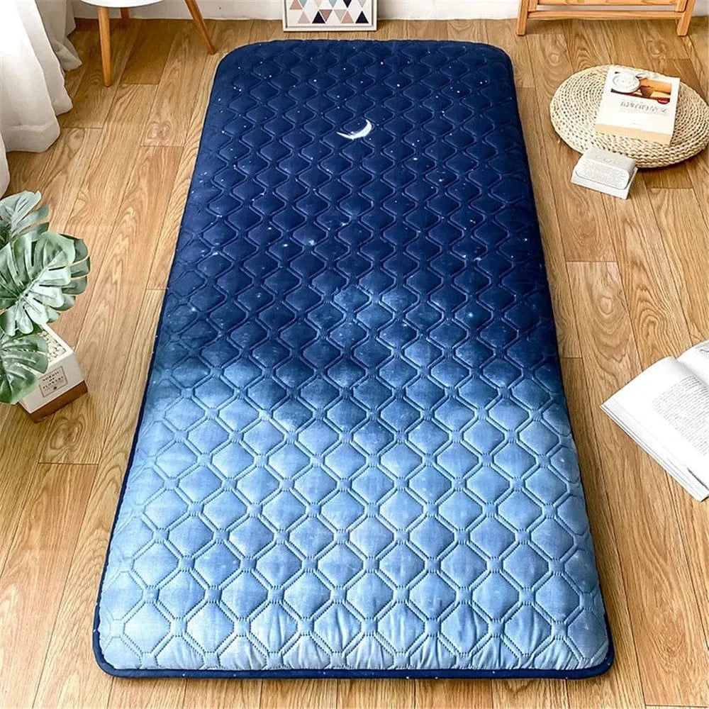 90 x 195 x 3 cm / Bleu marine Futon Enfant
