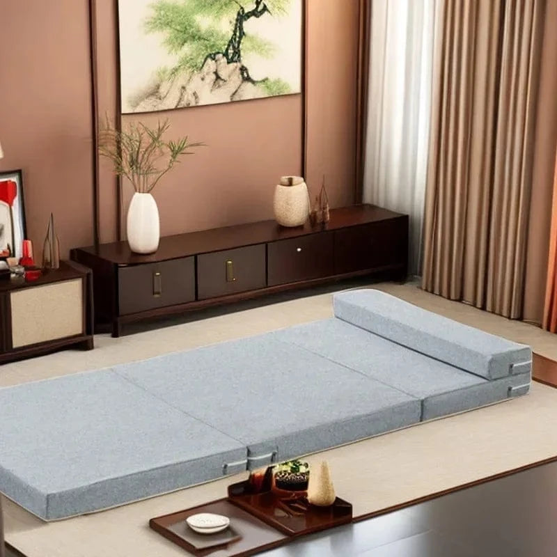 60 x 200 x 5 cm / Gris Futon d’Appoint