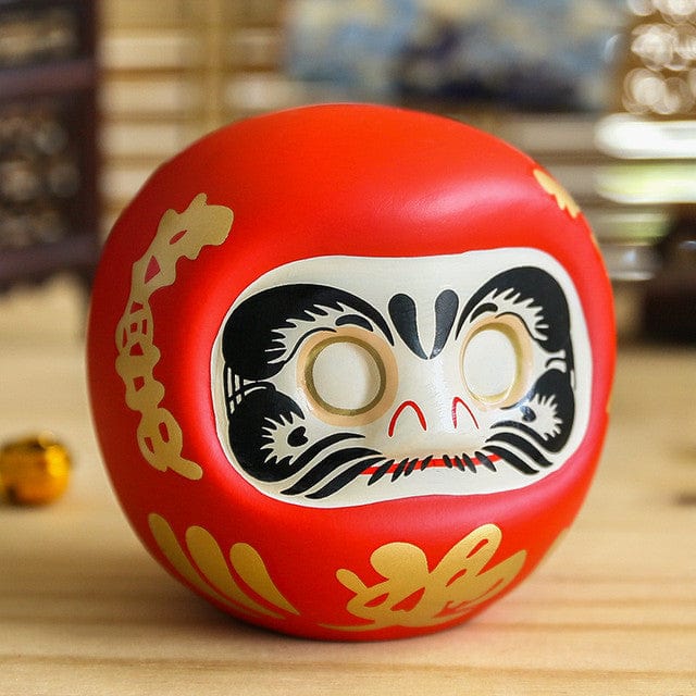 Grand Daruma Rouge Tirelire