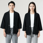 Haori ample noir