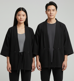 Haori traditionnel noir