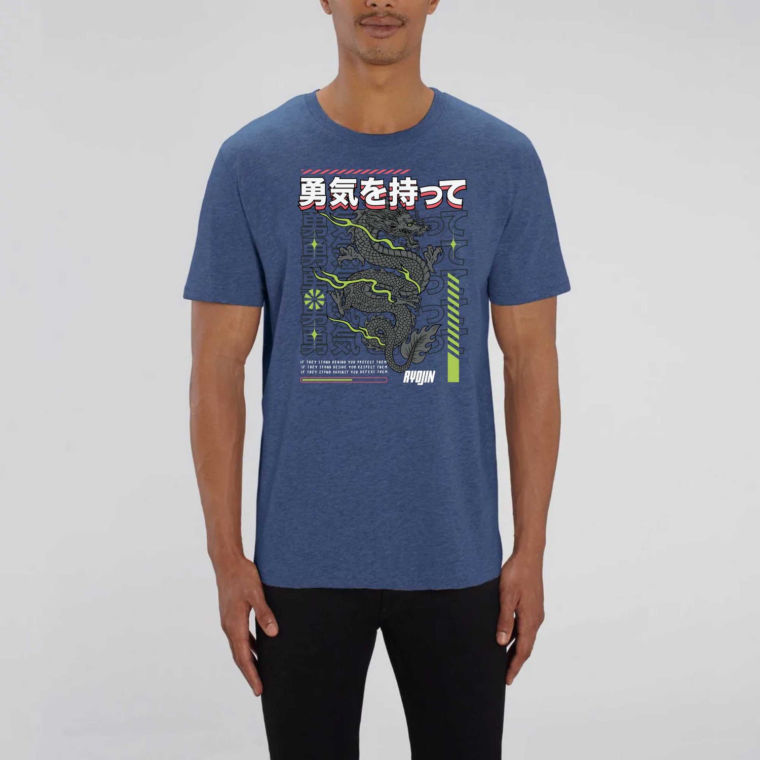 XS / Indigo T-shirt japonais Ryojin