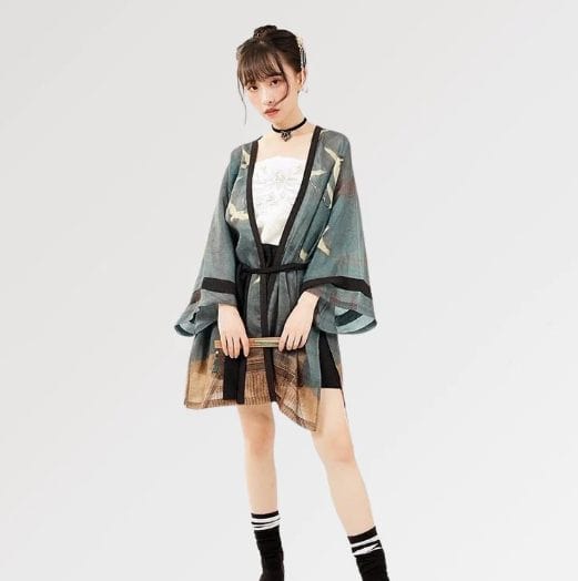 Kimono Femme Mi long