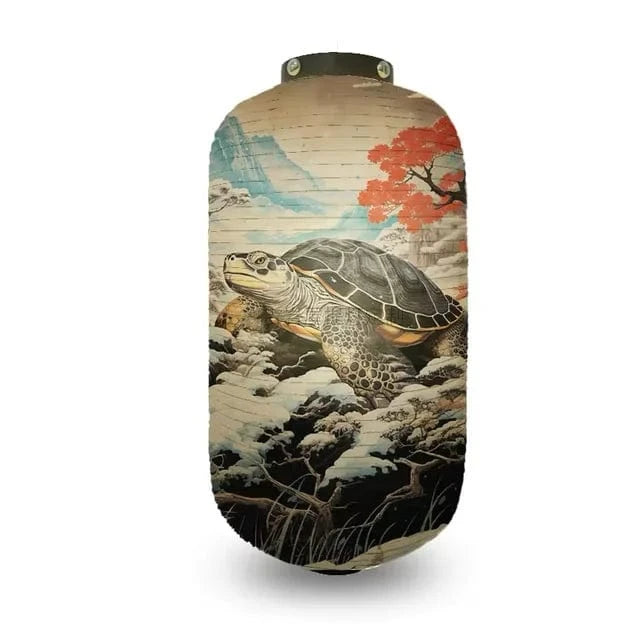 8 / 28 cm Lanterne japonaise Tissu