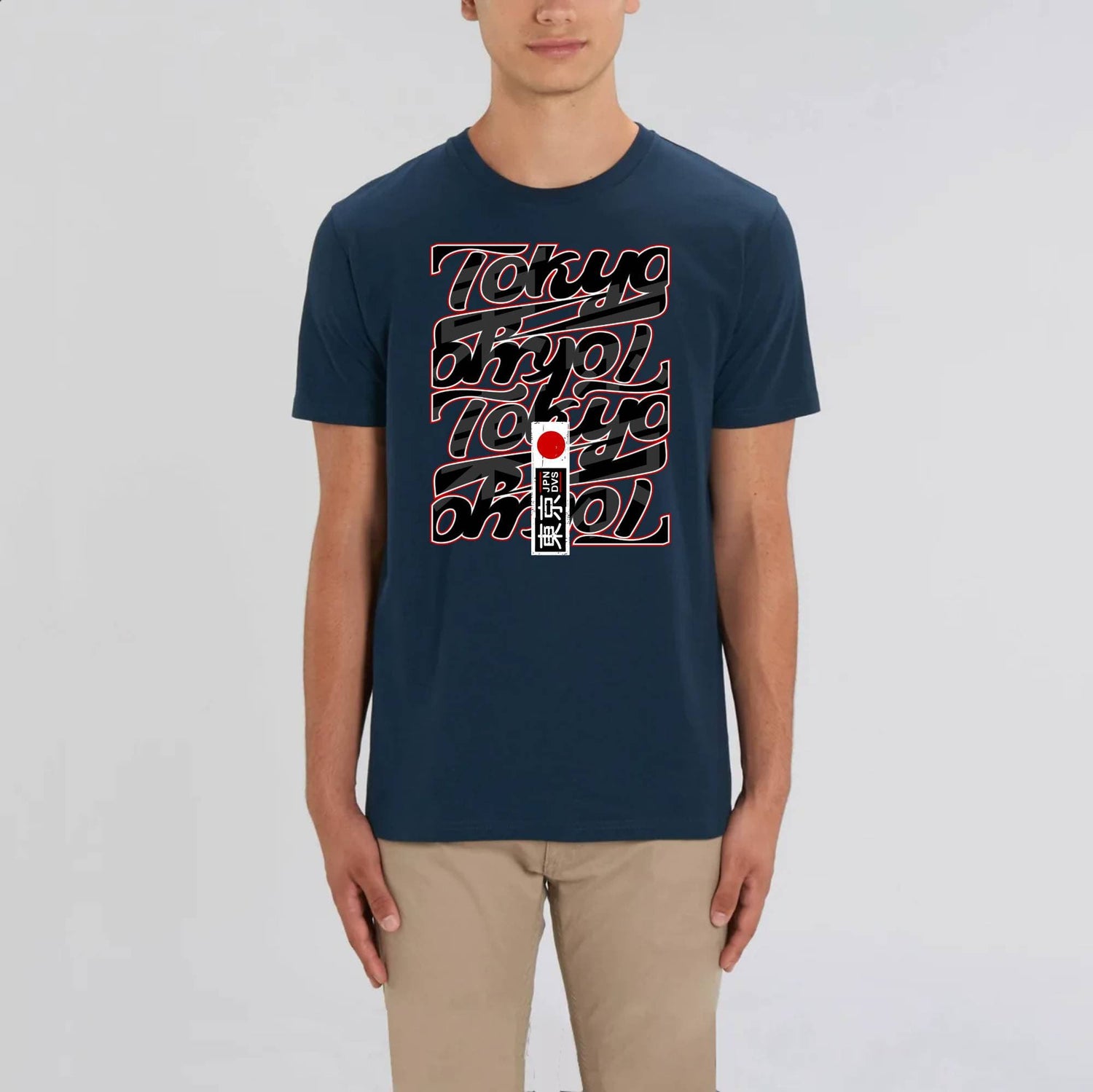 XS / Marine T-shirt japonais Tokyo city