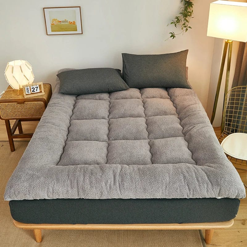 90 x 200 cm / Gris Matelas Futon Pliable