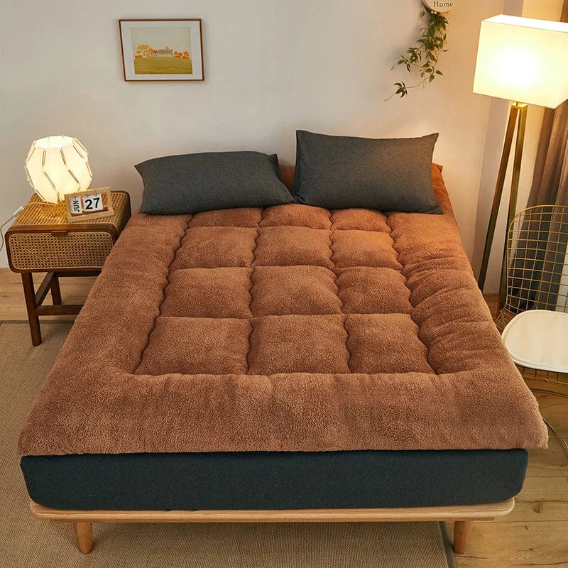 90 x 200 cm / Marron Matelas Futon Pliable