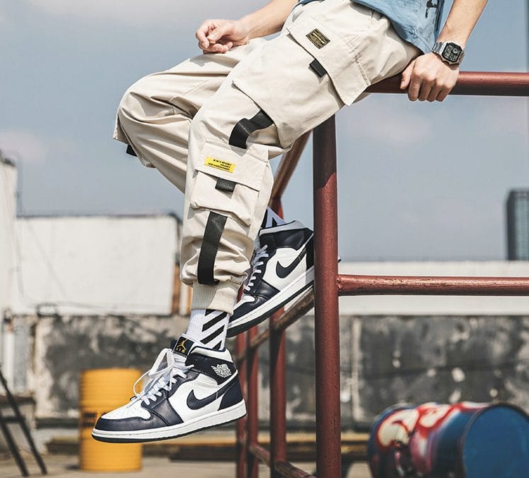 Pantalon Streetwear Beige