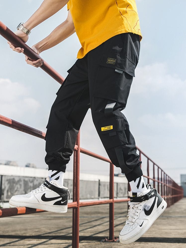 Pantalon streetwear noir