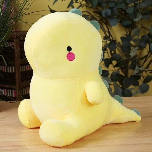 Jaune Peluche Kawaii Dinosaure