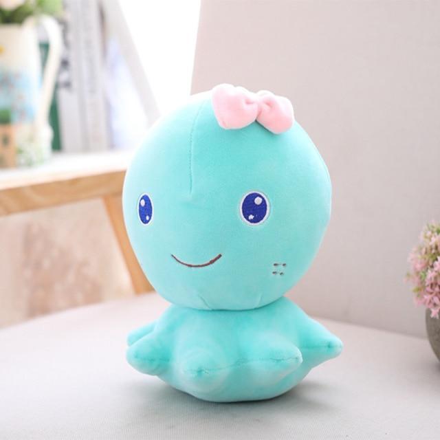 20 cm / Turquoise Peluche Poulpe Kawaii