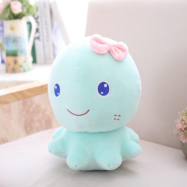 20 cm / Vert pastel Peluche Poulpe Kawaii