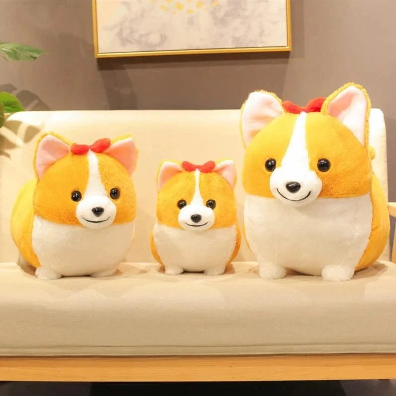 Peluche corgi kawaii
