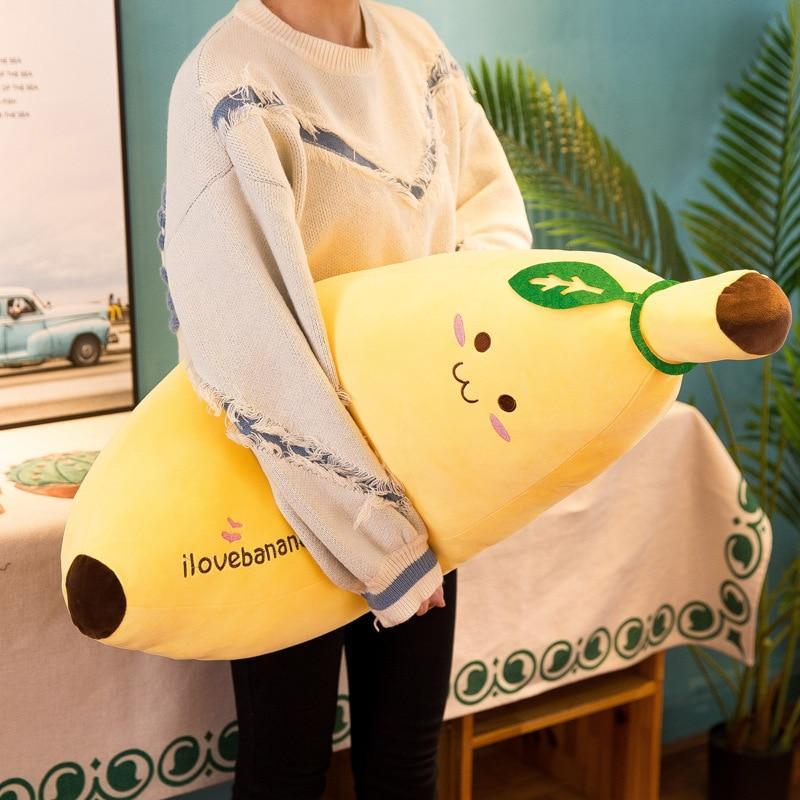 Peluche géante banane