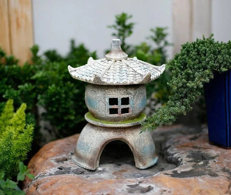 23 x 28 cm Statue Japonaise Extérieur