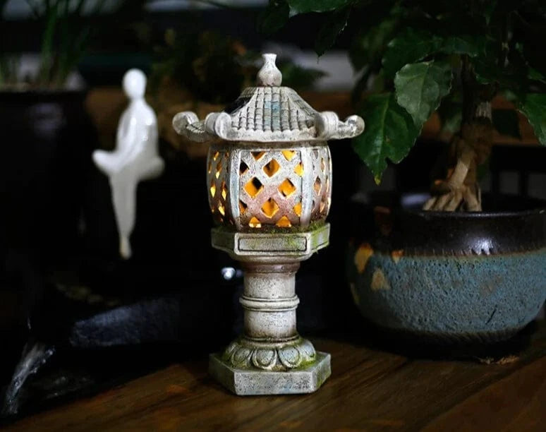 18 x 30 cm Statue Japonaise Extérieur