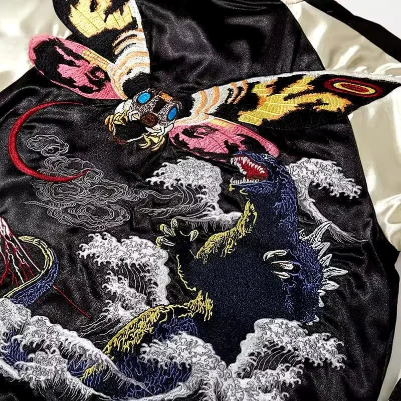 Sukajan Godzilla X Mothra