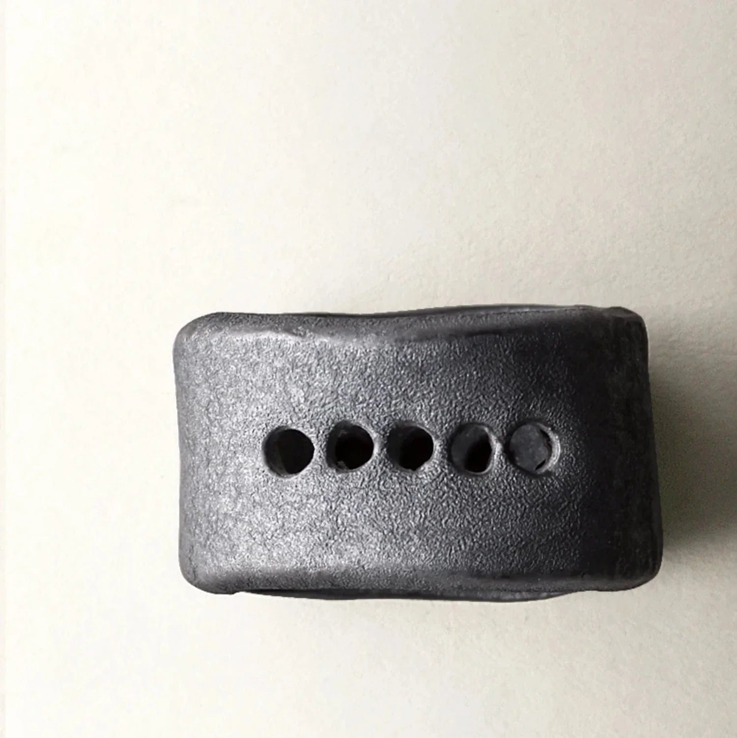 Noir Support en céramique ikebana