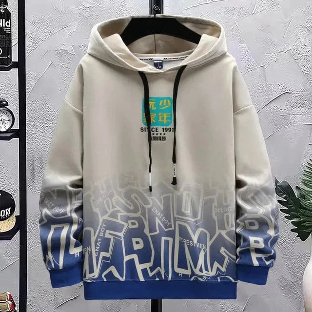 Gris / XS Sweat imprimé japonais