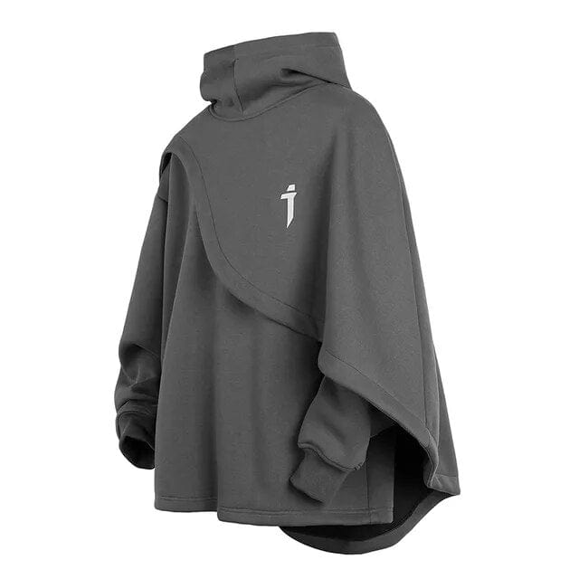 M / Gris Sweatshirt Aesthetic Techwear