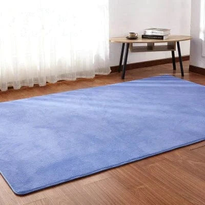 Bleu / 120x160 cm Tapis Style Japonais